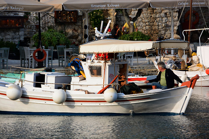 fisherman in Kioni Ithaki